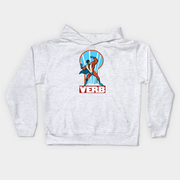 Verb Kids Hoodie by NeverKnew_Lane